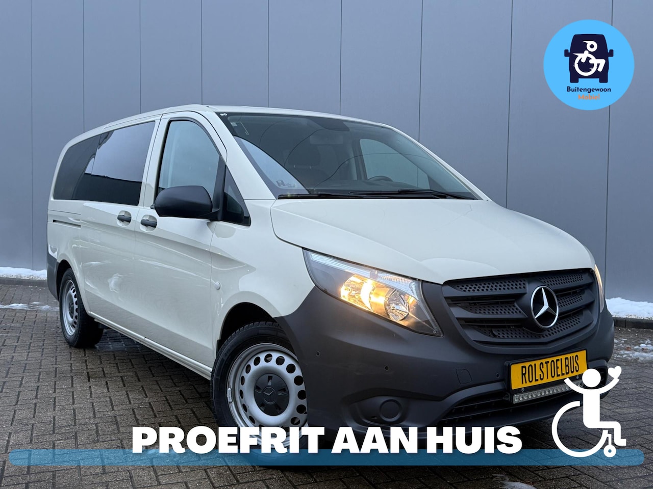 Mercedes-Benz Vito - 114 CDI Rolstoelbus | Automaat | Airco | Zelfrijder | Dahl - AutoWereld.nl