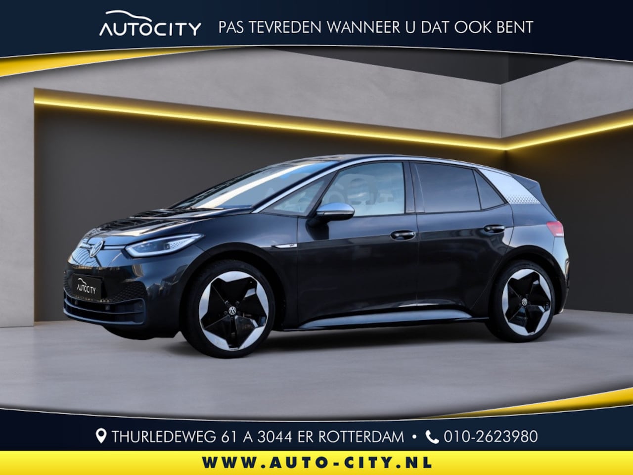 Volkswagen ID.3 - First Max 58 kWh 90% SOH l IQ Lights l Pano l HUD VOL OPTIE - AutoWereld.nl