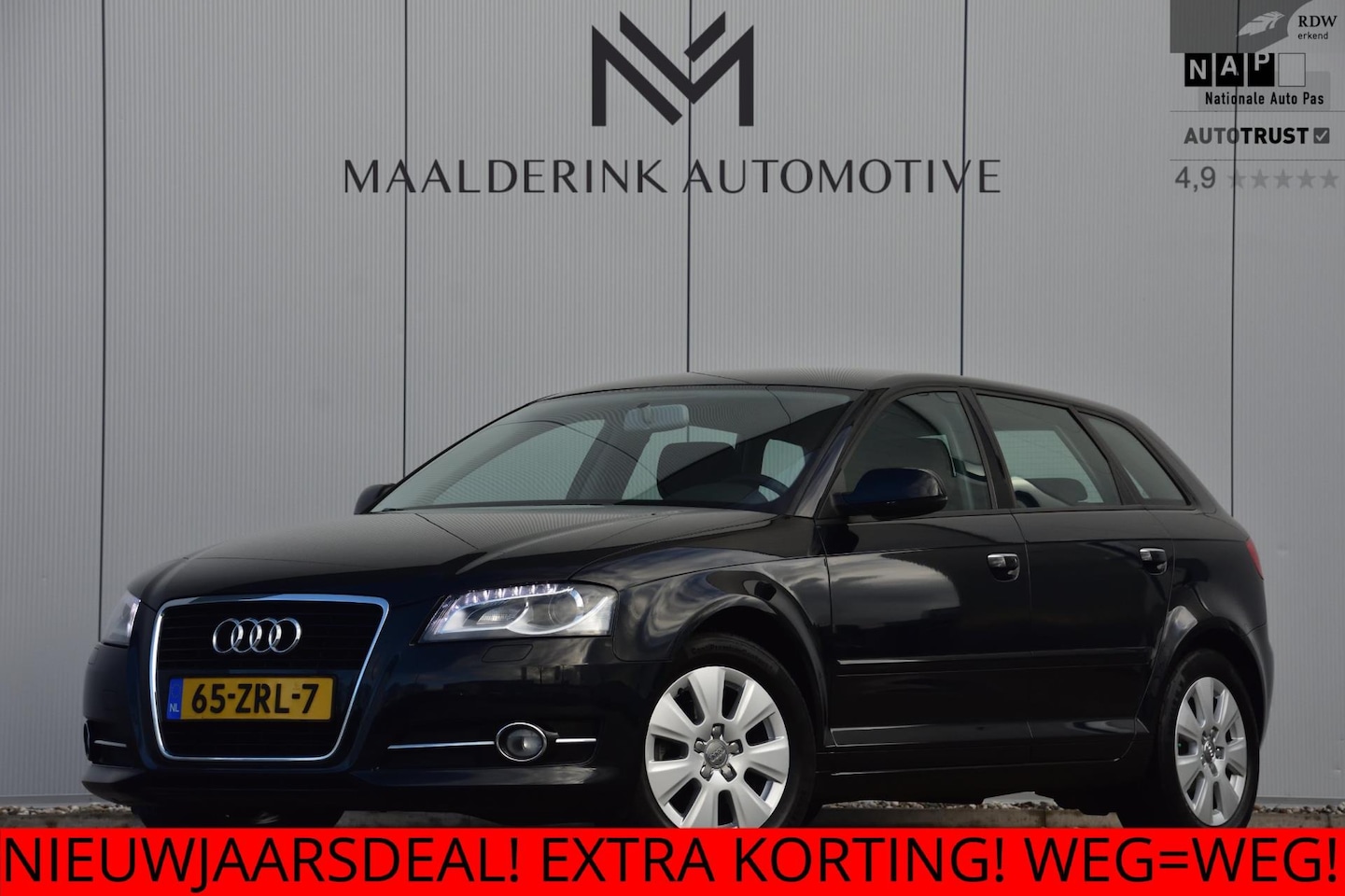 Audi A3 Sportback - 1.2 TFSI Attraction Advance NAP, 2e Eig., Trekhaak afn., Navi, Parkeersensoren - AutoWereld.nl