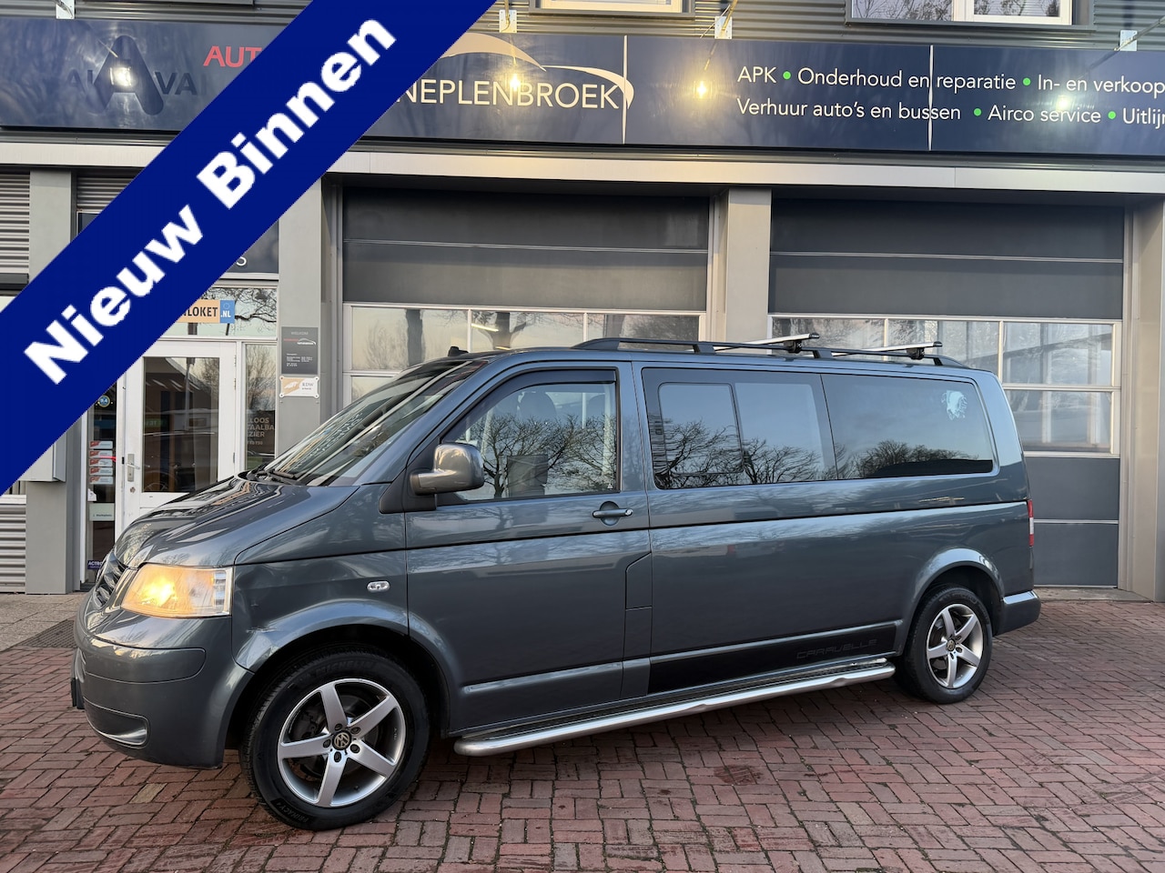 Volkswagen Transporter - 2.5 TDI 340 Budgetline DC ideale camper 2007 apk 07-2026 - AutoWereld.nl