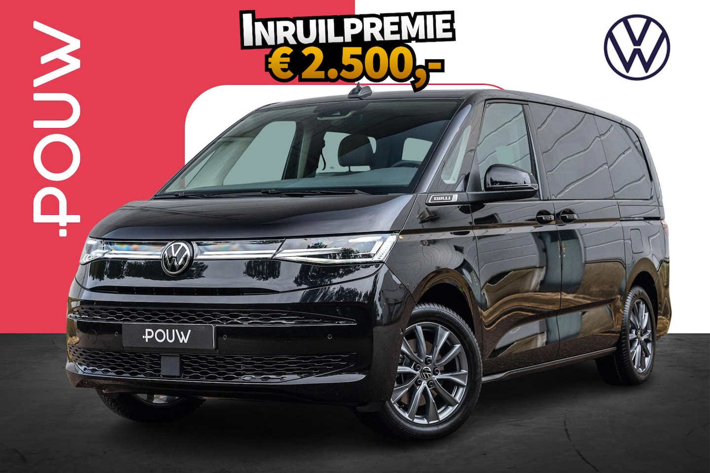 Volkswagen Multivan - 1.5 eHybrid 245pk L2 Bulli Edition 4Motion | Trekhaak Wegklapbaar | Stoelen Pakket - AutoWereld.nl