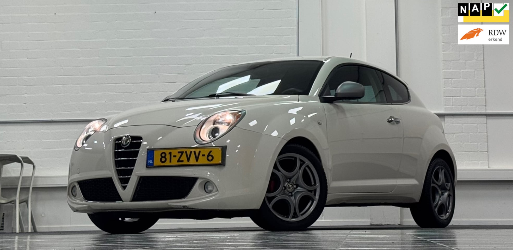 Alfa Romeo MiTo - 0.9 TwinAir Distinctive Navigatie Leder Cruise control - AutoWereld.nl
