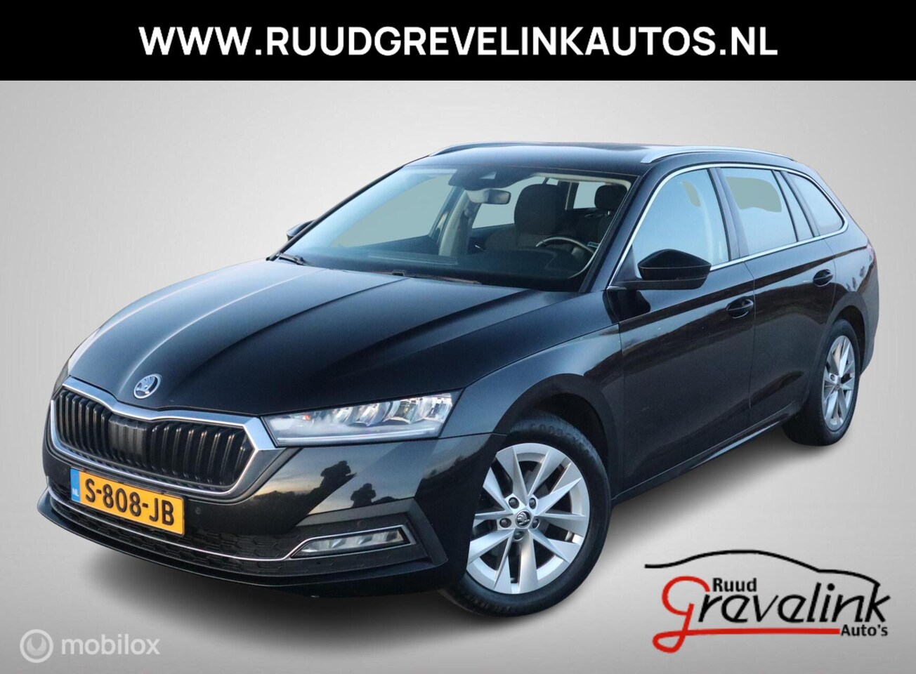 Skoda Octavia Combi - TSI 110 PK H6 B.Edition Navi Digi Cockpit Trekhaak Stoelverwarming Chroom 17"Velgen - AutoWereld.nl