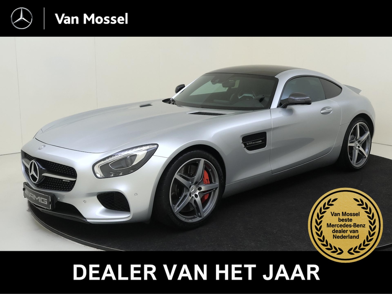 Mercedes-Benz AMG GT - 4.0 S / NL Auto/ Perf. Stoelen/ Carbon int+ext/ Panoramadak/ Burmester/ Memory - AutoWereld.nl