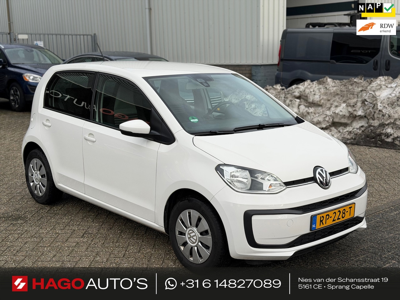 Volkswagen Up! - 1.0 BMT move up! AIRCO/2E-EIG/MULTIMEDIA/NAP/APK/6-MND-GARANTIE! - AutoWereld.nl