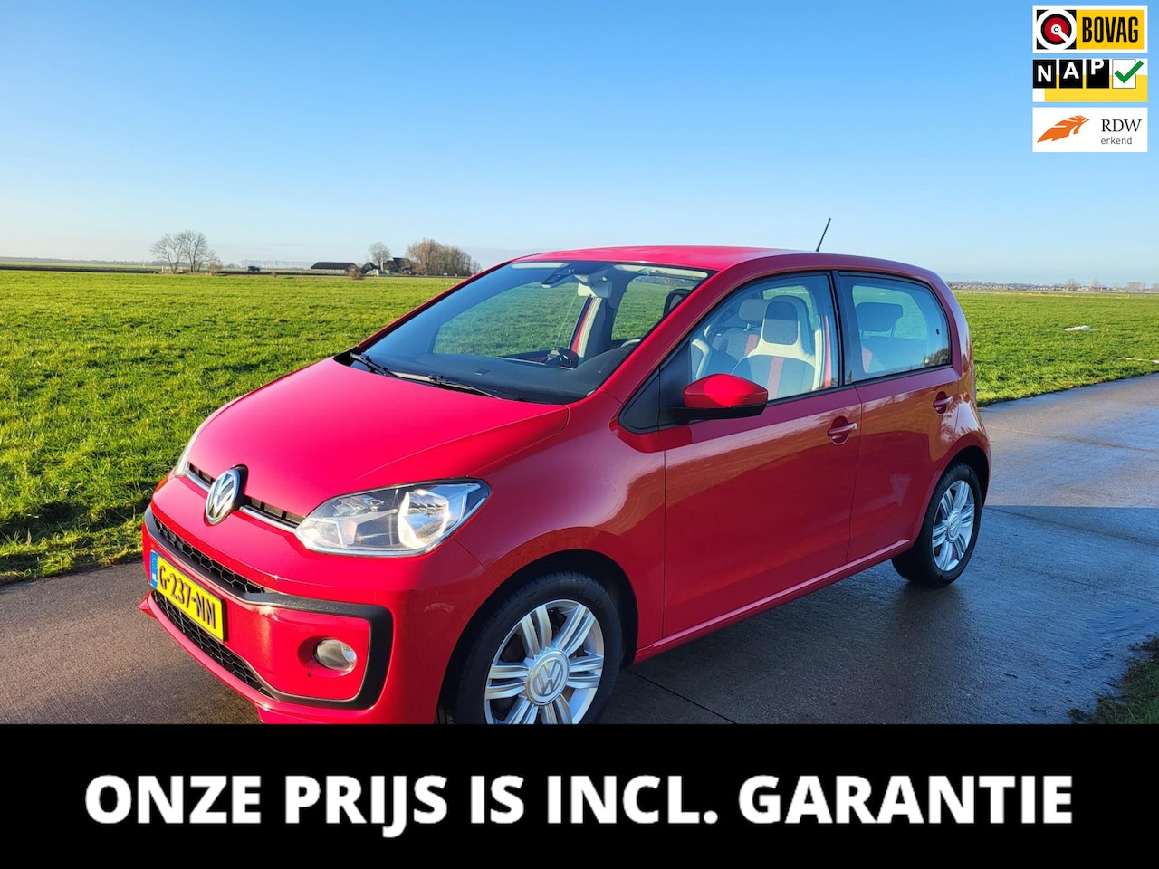 Volkswagen Up! - 1.0 BMT high up! 5drs cruise contr. 15"LMV - AutoWereld.nl