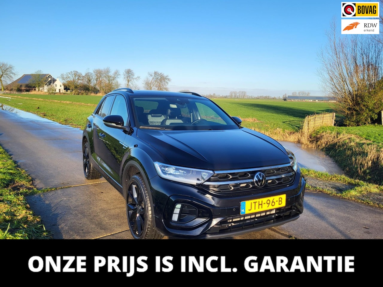 Volkswagen T-Roc - 1.5 TSI R-Line Black Edition panodak camera elec achterklep 8.119km 2025 - AutoWereld.nl