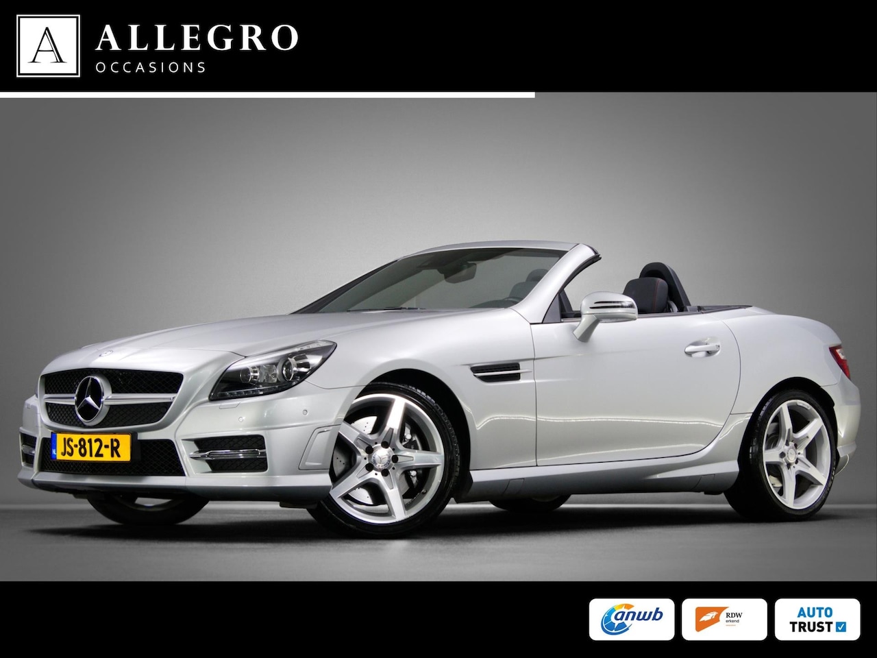 Mercedes-Benz SLK-klasse - 200 AMG-Line (SFEERVERLICHTING, STOEL- & NEKVERWARMING, NAVIGATIESYSTEEM, CRUISE CONTROL, - AutoWereld.nl