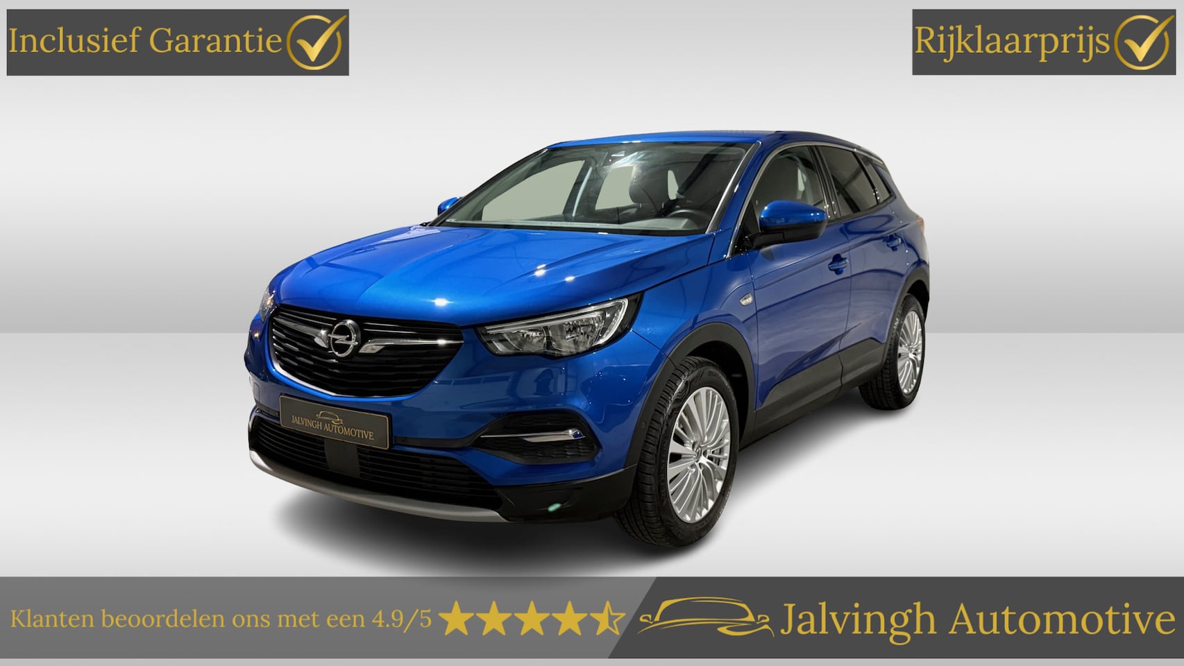 Opel Grandland X - 1.2 Turbo Business Executive |Trekhaak|Keyless|2x PDC|Camera|Leer! - AutoWereld.nl
