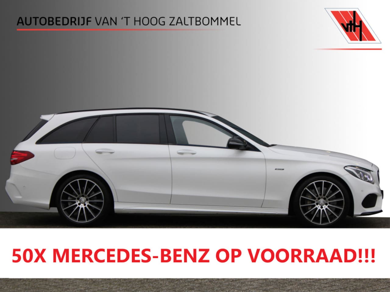 Mercedes-Benz C-klasse Estate - 450 (43) AMG 4MATIC NIGHT-PAKKET LEDER PERFORMANCE STOELEN MEMORY DISTRONIC 360-CAMERA HEA - AutoWereld.nl