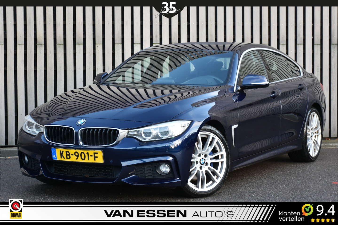 BMW 4-serie Gran Coupé - 420i Centennial Executive M-Sport Navigatie Sportstoelen Tansanite Blauw! NL-AUTO! - AutoWereld.nl