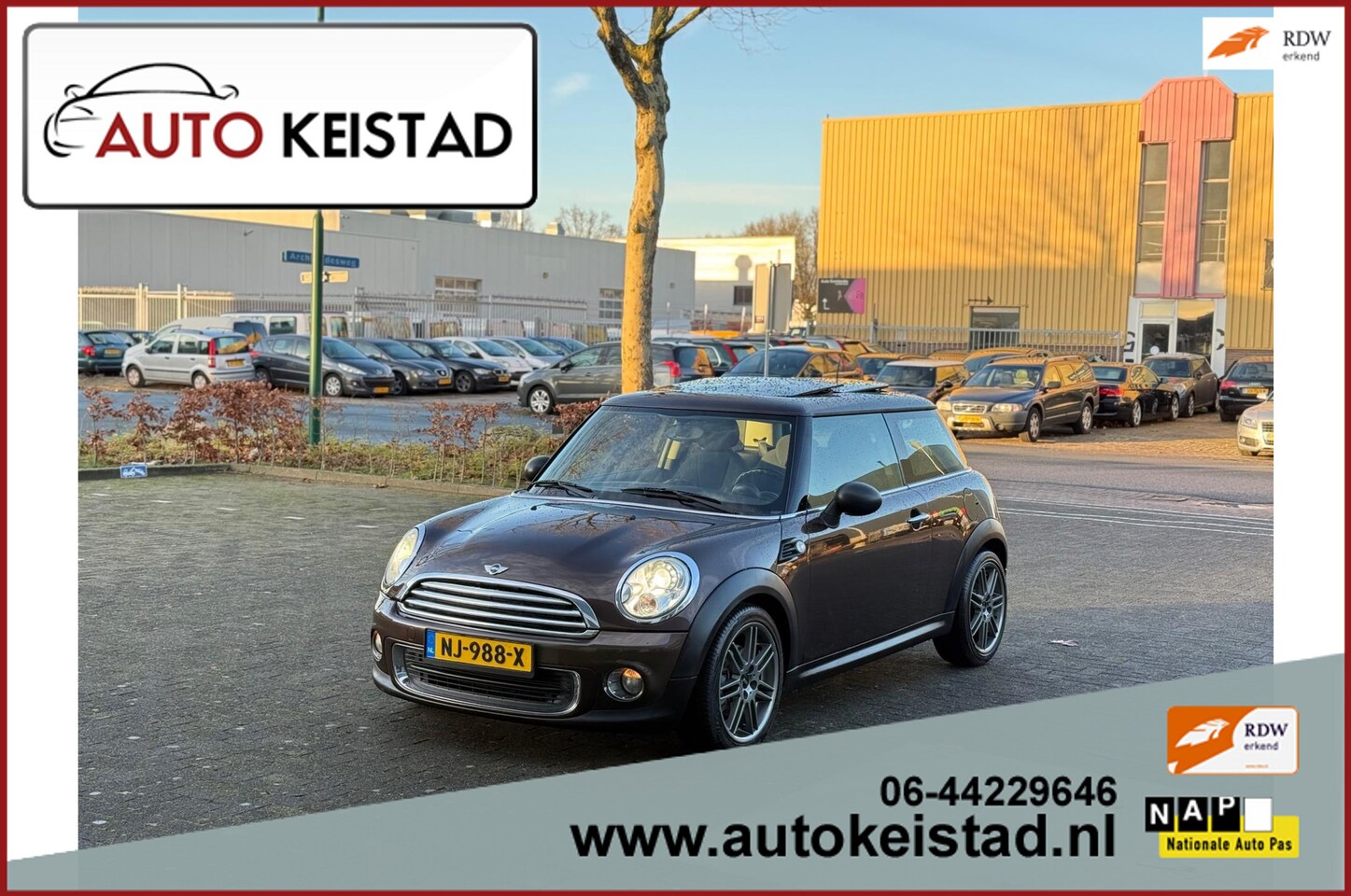 MINI One - Mini 1.6 Chili XENON/PANORAMA/NAVIGATIE! SUPER STAAT! - AutoWereld.nl