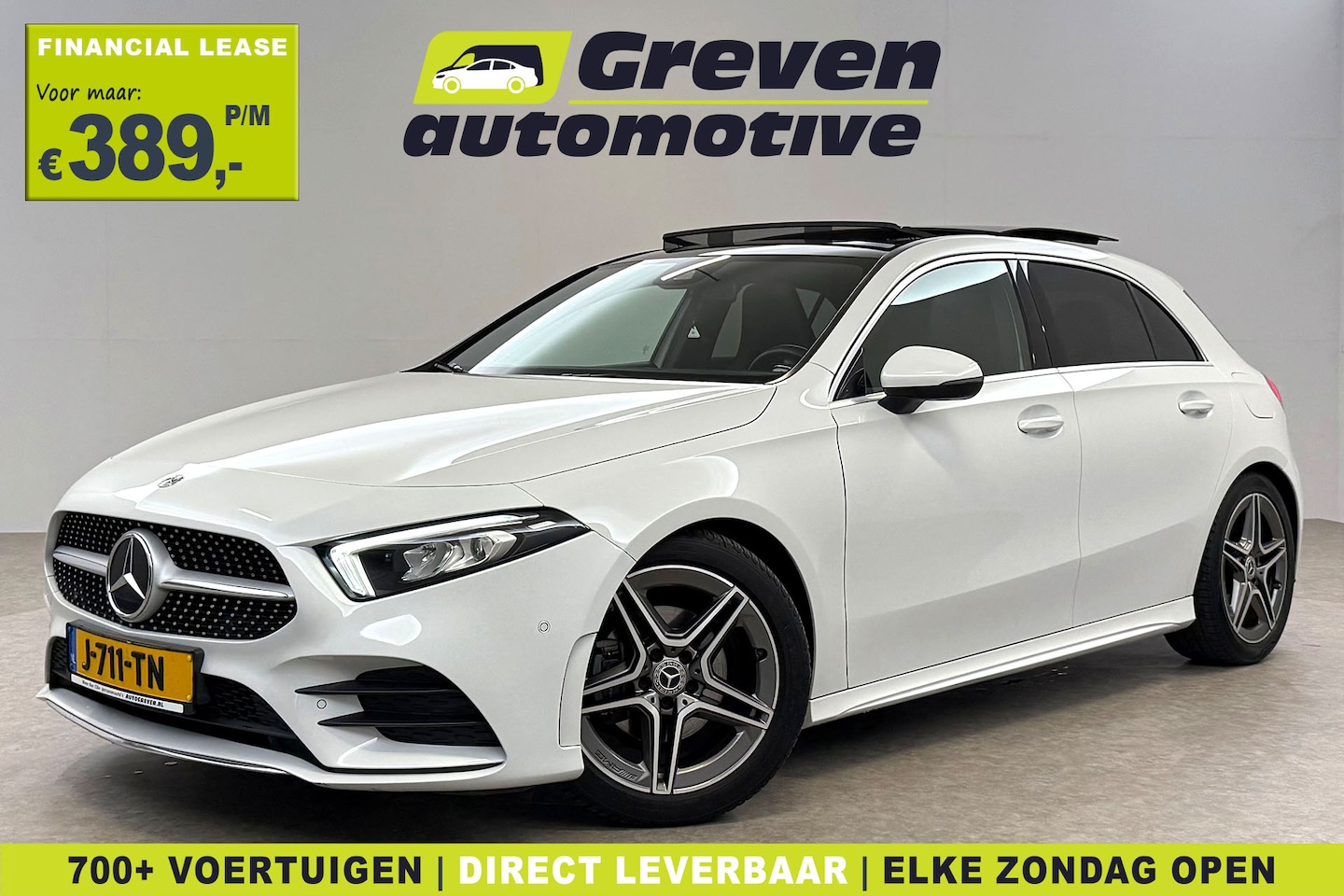 Mercedes-Benz A-klasse - 180 AMG | Pano | Virtual | Camera | Cruise | Carplay | Stoelverw. | Navi | NAP - AutoWereld.nl