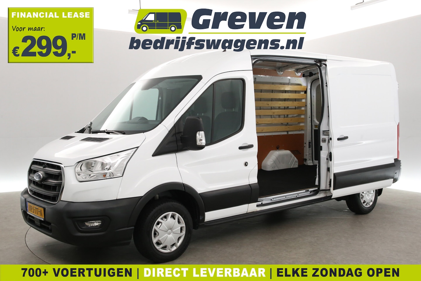 Ford Transit - 310 2.0 TDCI L3H2 Trend | Euro6 | Airco | Cruise | 3-Zits | 2xSchuifdeur | Parkeersens. - AutoWereld.nl