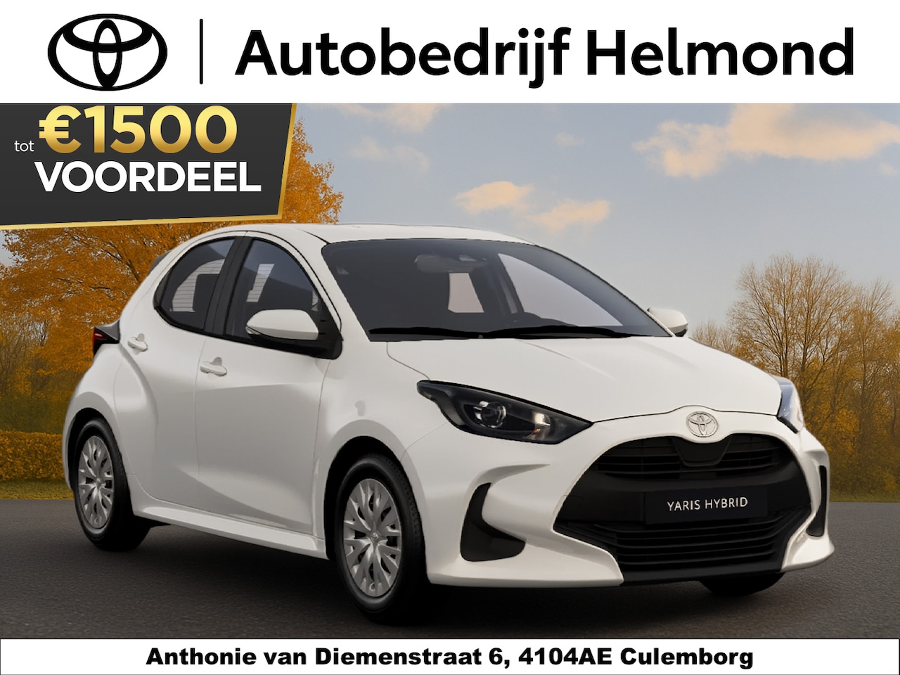Toyota Yaris - 1.5 Hybrid 115 Comfort Nu €1.500,- voordeel! Nu tijdelijk extra scherp geprijsd! - AutoWereld.nl
