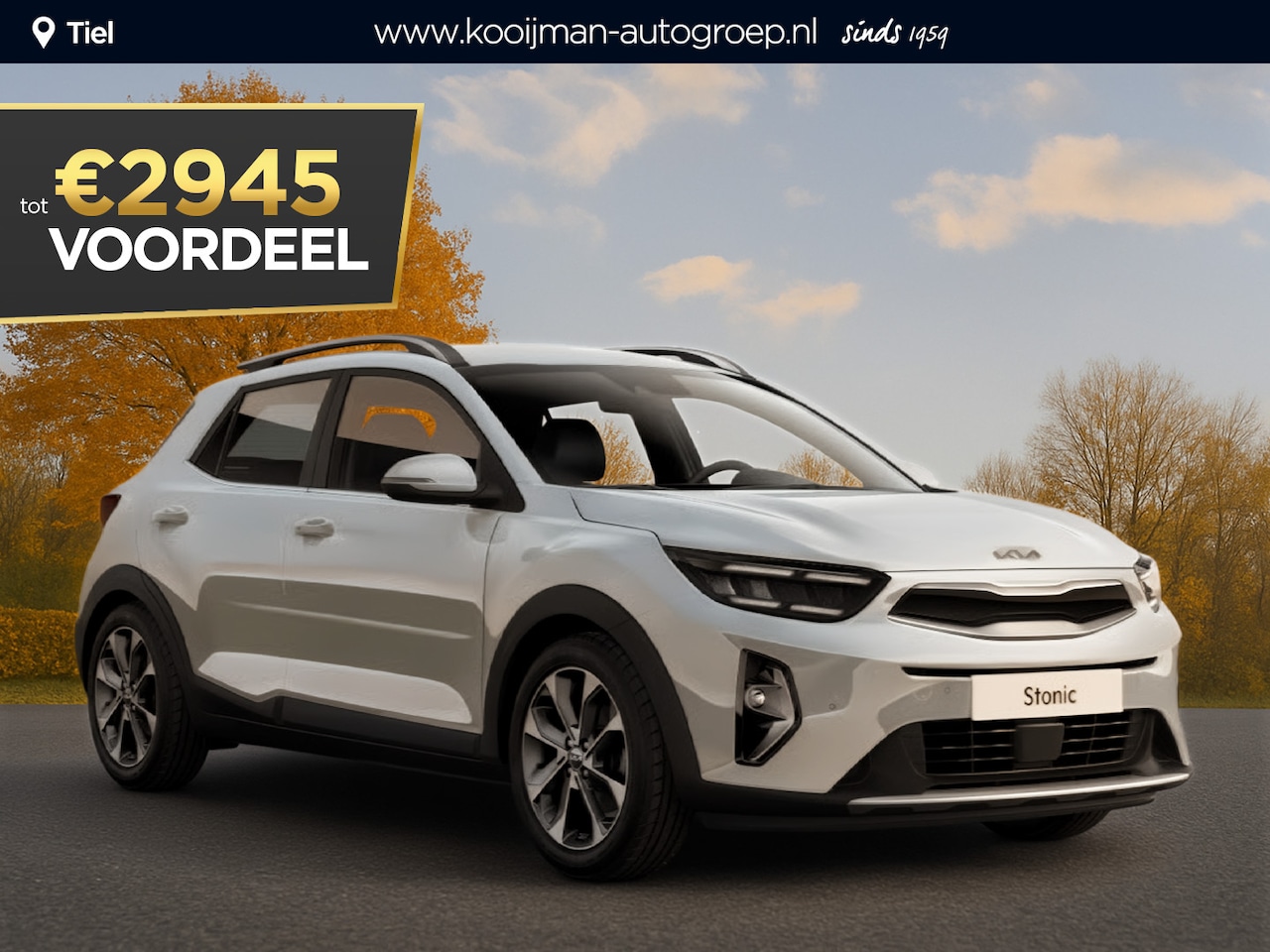 Kia Stonic - 1.0 T-GDi MHEV DynamicLine Nu €2.945,- voordeel! Nu tijdelijk extra scherp geprijsd! - AutoWereld.nl