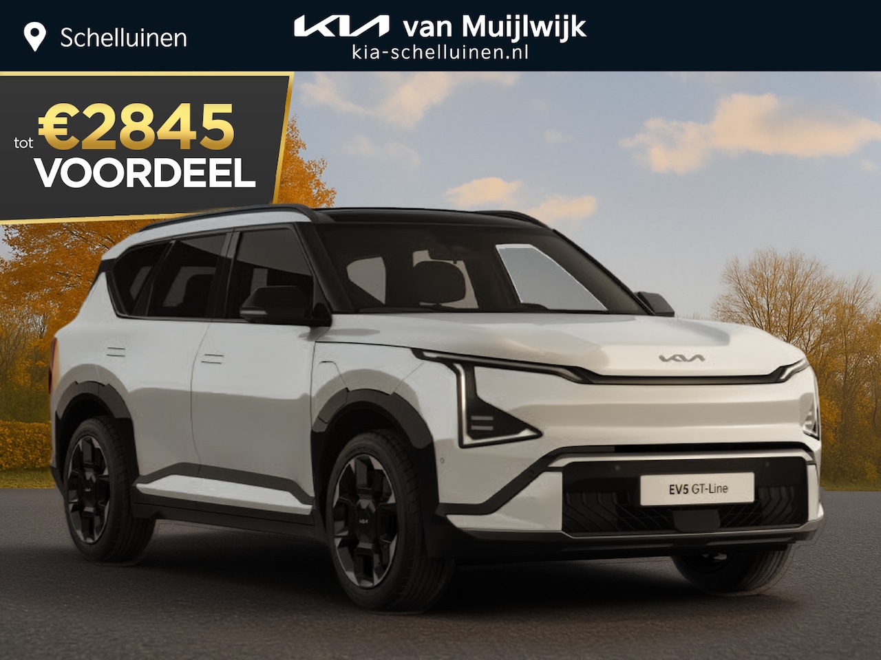 Kia EV5 - GT-PlusLine 81.4 kWh Nu €2.845,- voordeel! Nu tijdelijk extra scherp geprijsd! - AutoWereld.nl