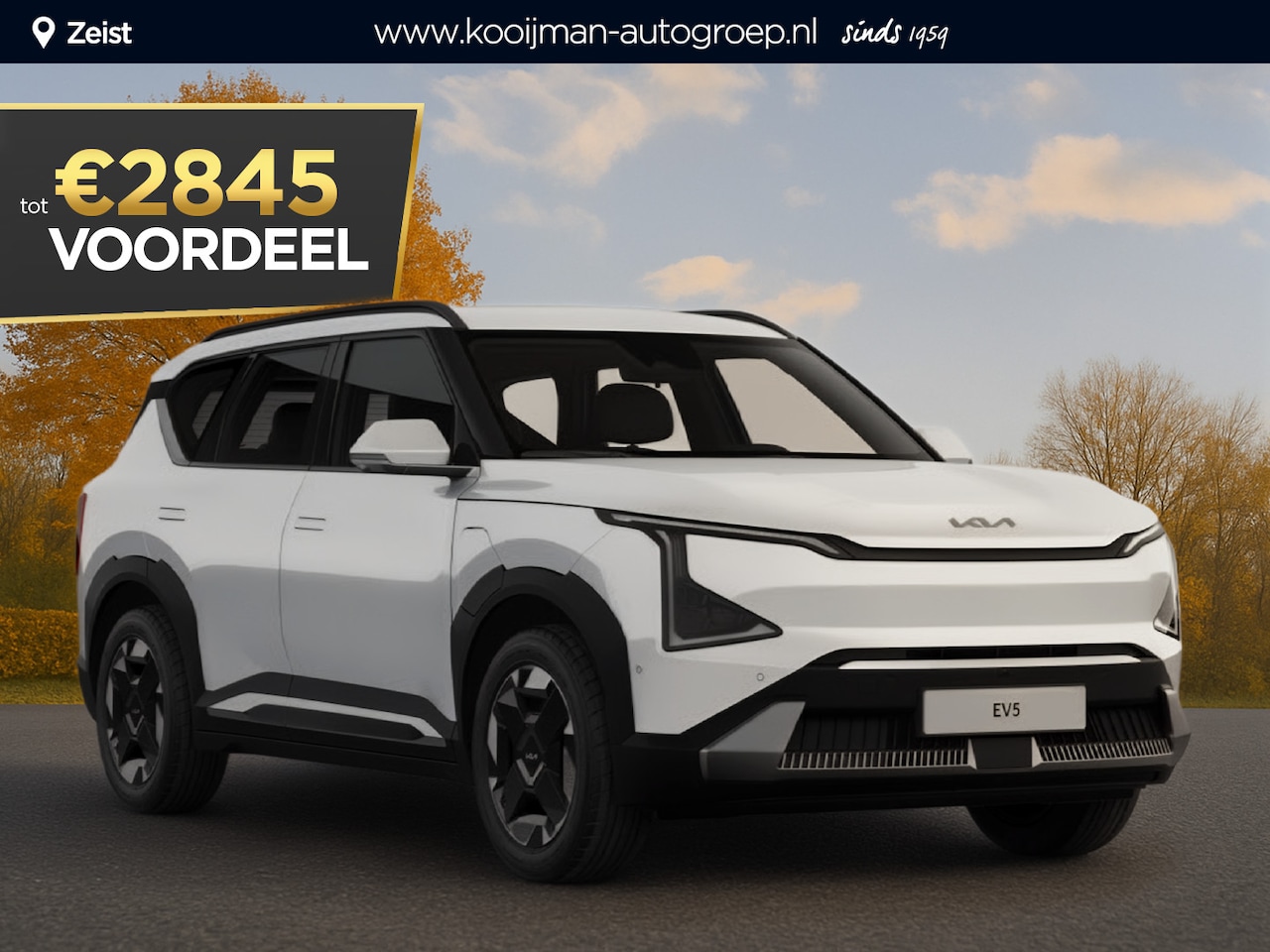 Kia EV5 - Air 81.4 kWh Nu €2.845,- voordeel! Nu tijdelijk extra scherp geprijsd! - AutoWereld.nl