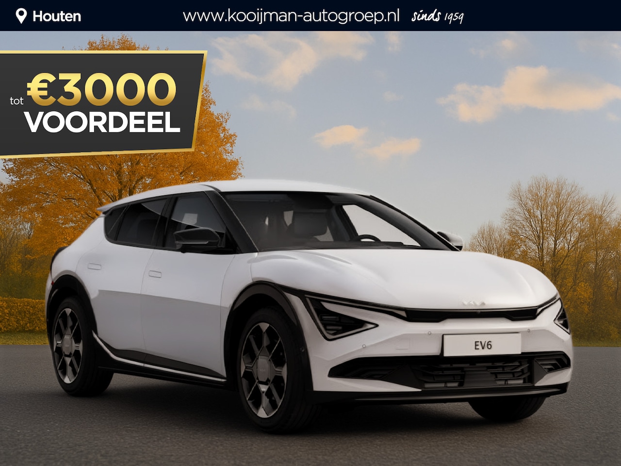 Kia EV6 - Plus 63 kWh Nu €3.000,- voordeel! Nu tijdelijk extra scherp geprijsd! - AutoWereld.nl