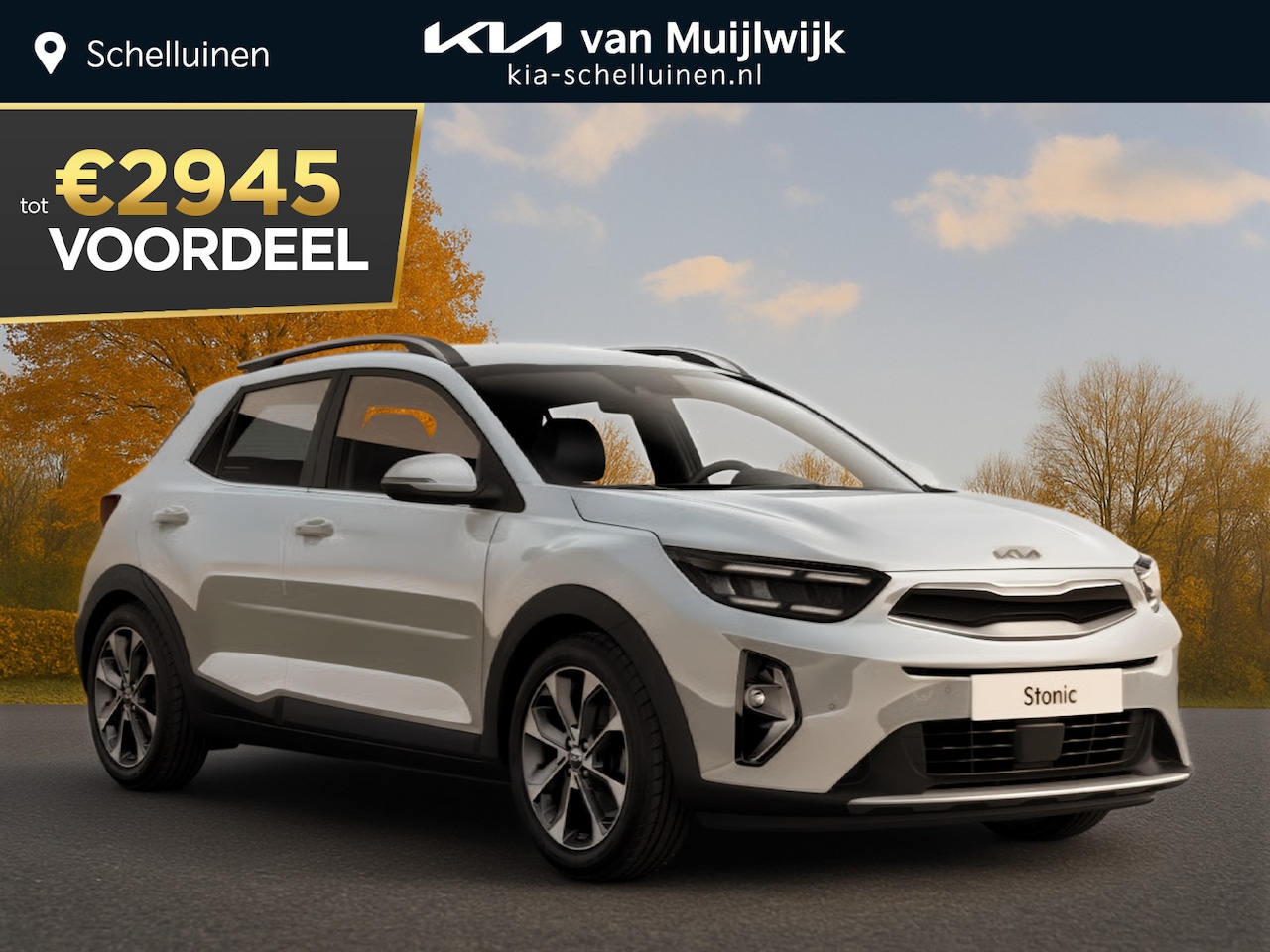 Kia Stonic - 1.0 T-GDi MHEV DynamicLine Nu €2.945,- voordeel! Nu tijdelijk extra scherp geprijsd! - AutoWereld.nl