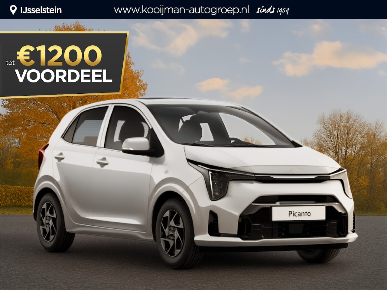 Kia Picanto - 1.0 GDi DynamicPlusLine Nu €1.200,- voordeel! Nu tijdelijk extra scherp geprijsd! - AutoWereld.nl