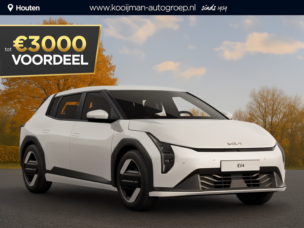 Kia EV4 - Plus 58.3 kWh Nu €3.000,- voordeel! Nu tijdelijk extra scherp geprijsd! - AutoWereld.nl