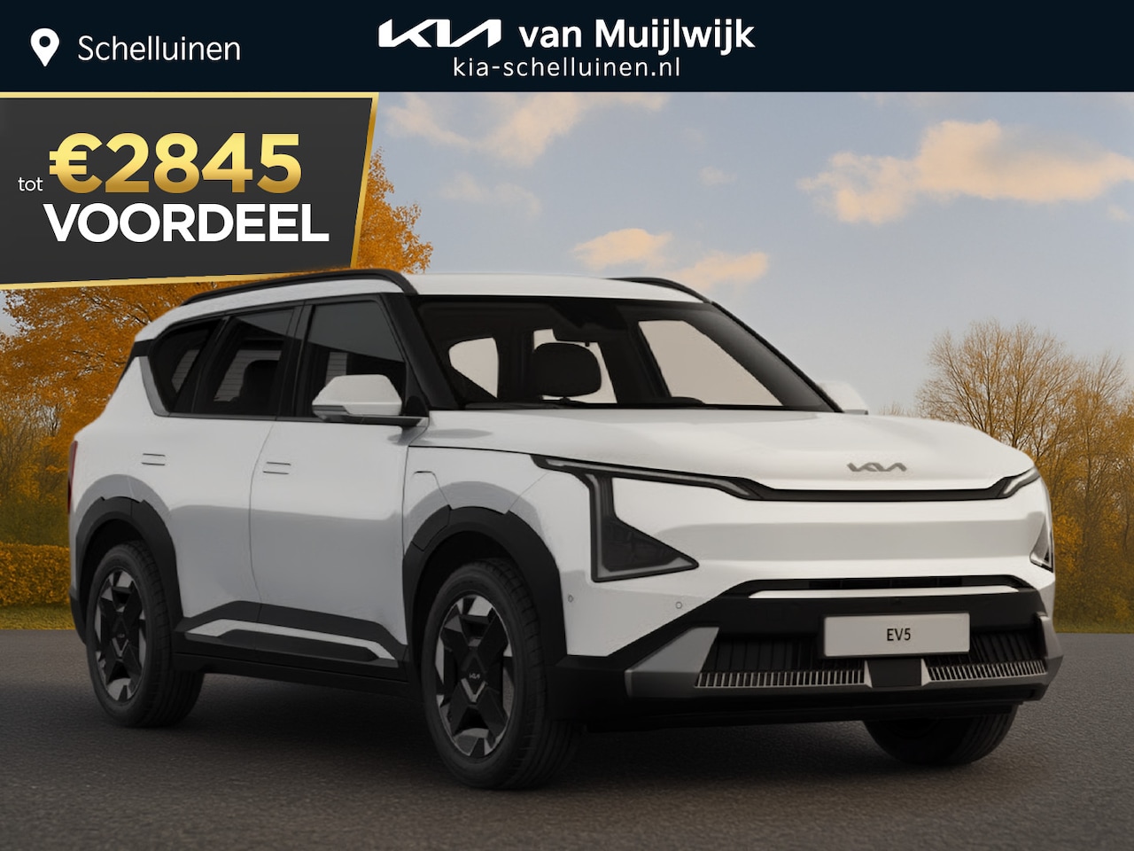 Kia EV5 - Air 81.4 kWh Nu €2.845,- voordeel! Nu tijdelijk extra scherp geprijsd! - AutoWereld.nl