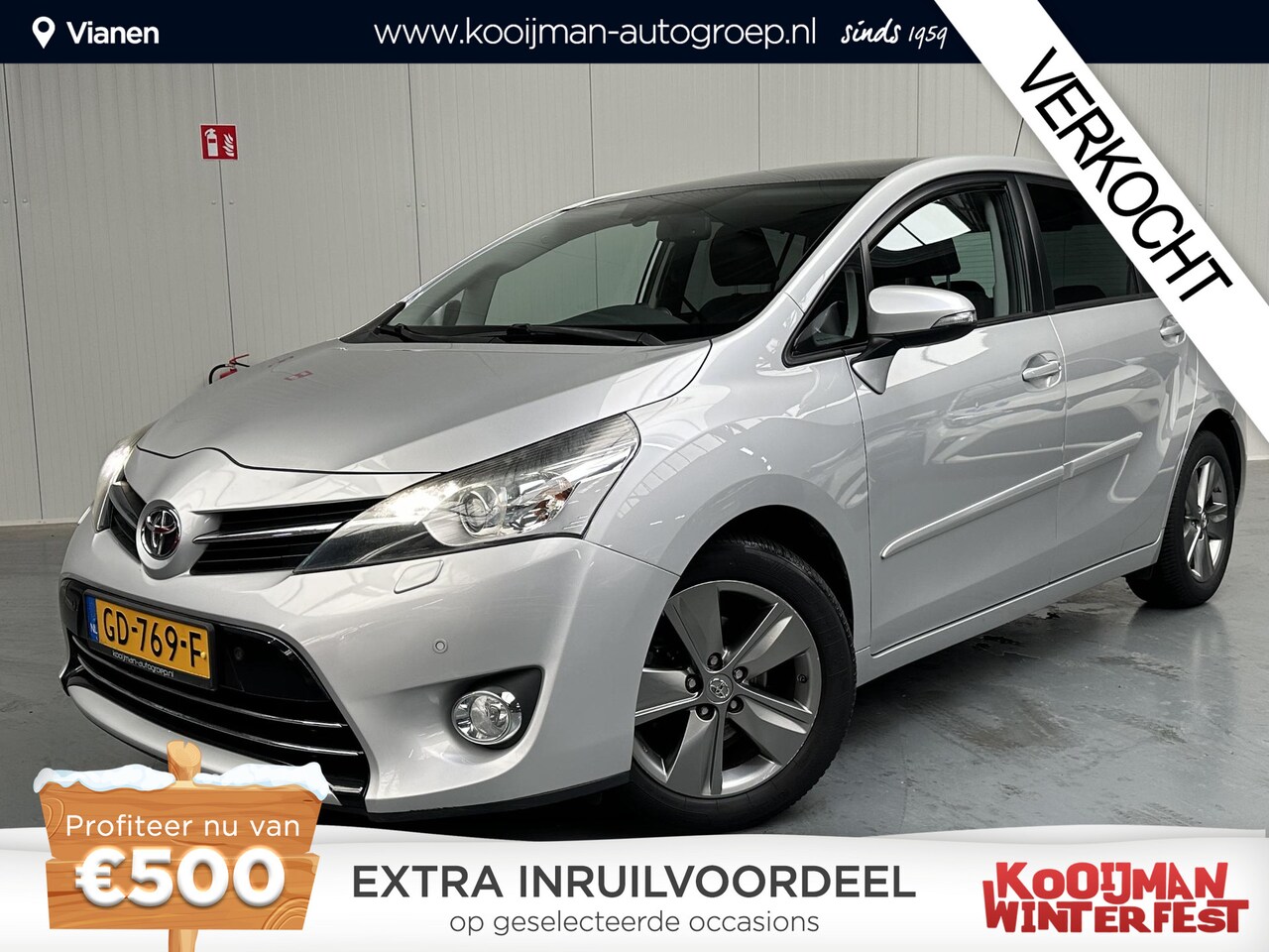 Toyota Verso - 1.8 VVT-i Dynamic Business Automaat met Panorama dak! - AutoWereld.nl