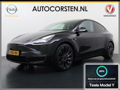Tesla Model Y - Performance 535pk AWD 75kWh SOH 95% Warmtepomp Panoramadak Navi Ecc Leder Lmv 21" SOH 95%