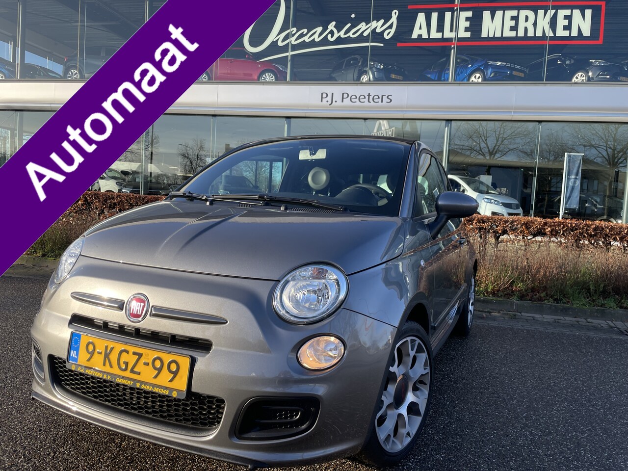 Fiat 500 C - 0.9 TwinAir 500S Sport cabrio Automaat - Nieuw door ons geleverd - Originele Hollander - A - AutoWereld.nl