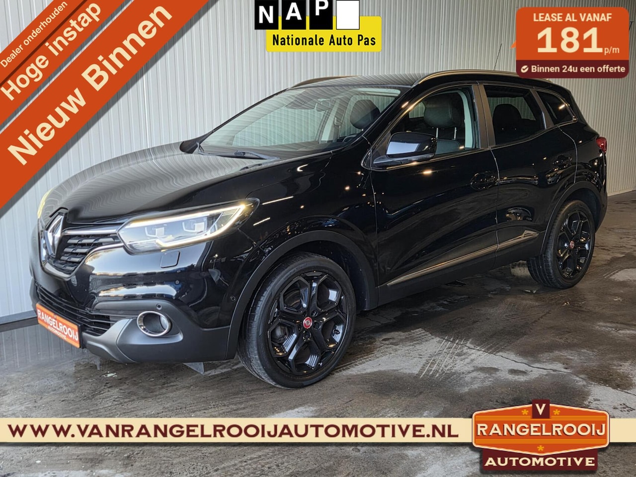 Renault Kadjar - 1.2 TCe Extase 1.2 TCe Extase, trekh., 19" lmv, leer, LED kopl., clima, cruise - AutoWereld.nl