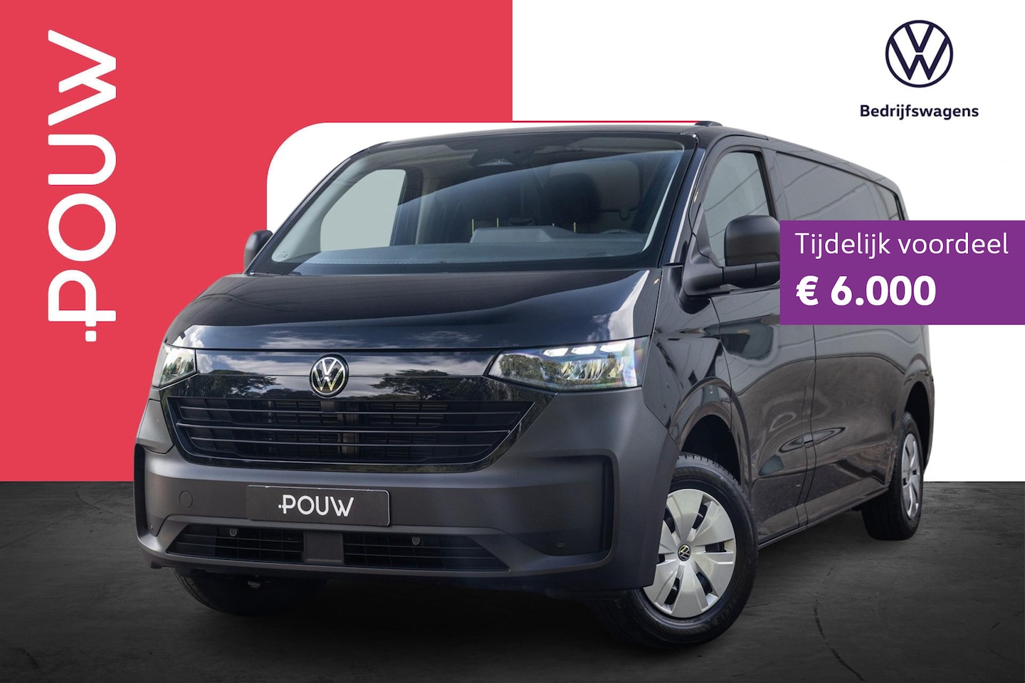 Volkswagen e-Transporter - 34 L2H1 218pk Life 64 kWh | Trekhaak | 2 Zitplaatsen Rechtsvoor - AutoWereld.nl