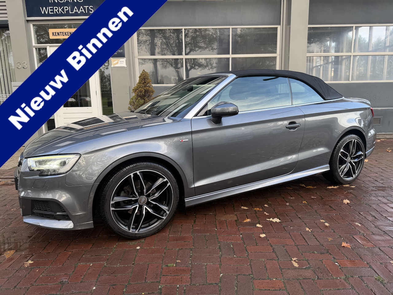 Audi A3 Cabriolet - 1.5 TFSI CoD Sport S Line Edition – 2018 – 150 PK Dealer onderhouden | 3x S-Line | Rijdt a - AutoWereld.nl
