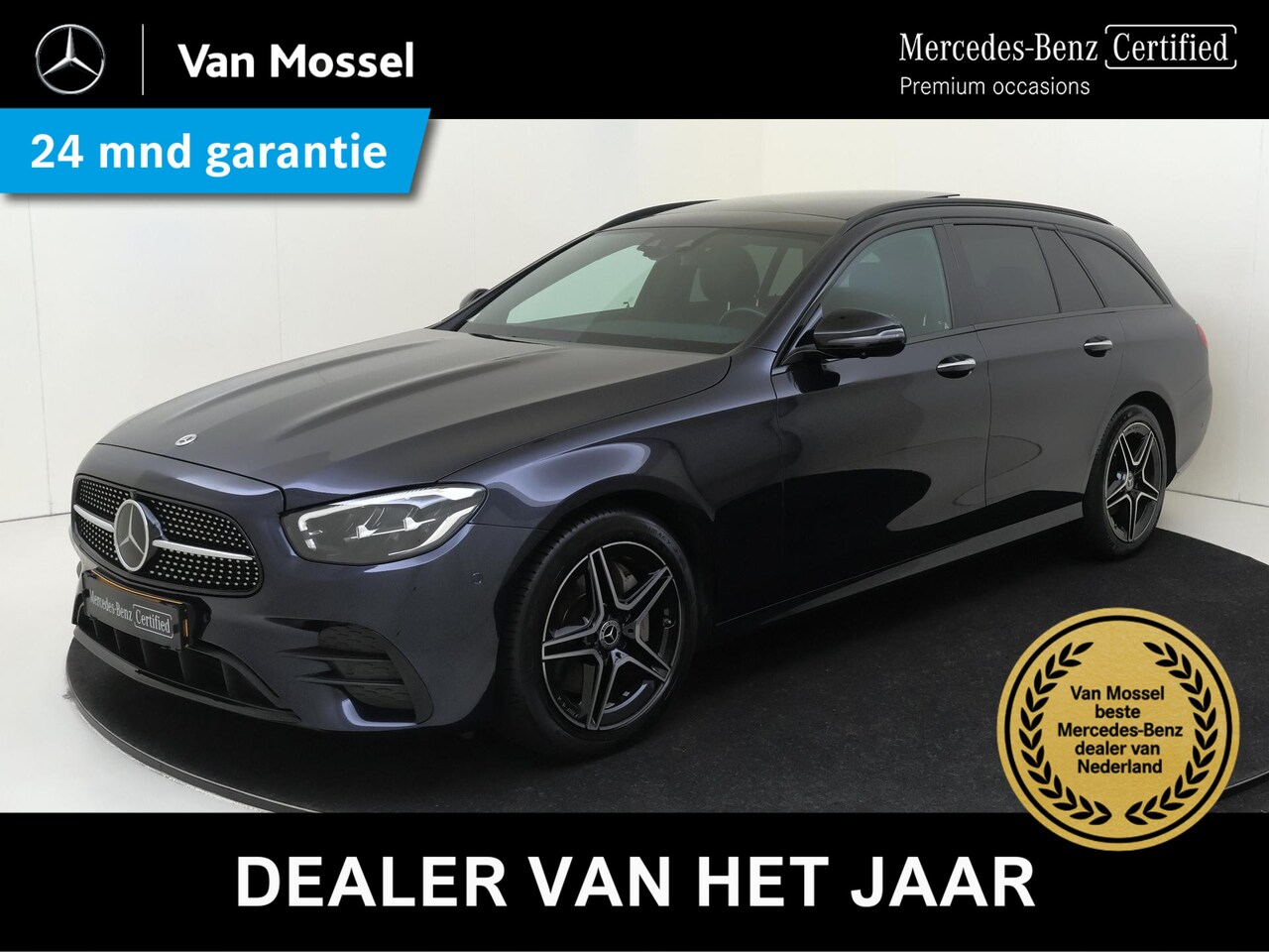 Mercedes-Benz E-klasse Estate - 200 d AMG Line Premium Plus /Panoramadak /Burmester /360 Camera /Elek Trekhaak /Distronic - AutoWereld.nl