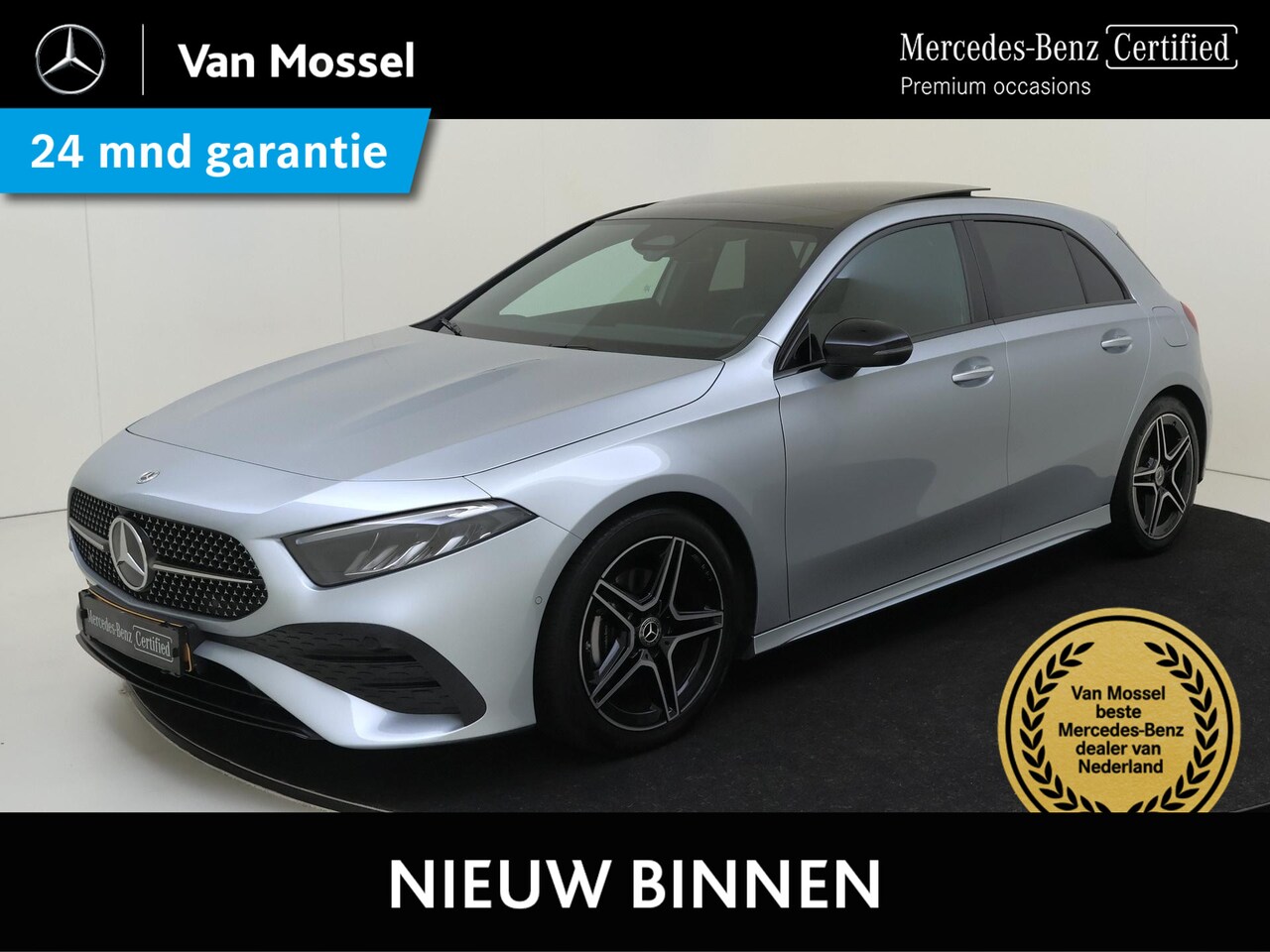 Mercedes-Benz A-klasse - 180 AMG Line / Panoramadak/ Night/ Sfeerverlichting - AutoWereld.nl