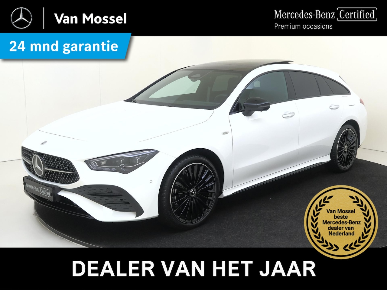 Mercedes-Benz CLA-klasse Shooting Brake - 250 e Business Solution / Panoramadak/ Night/ 19 inch/ Head Up/ Memory/ Sfeerverlichting/ - AutoWereld.nl