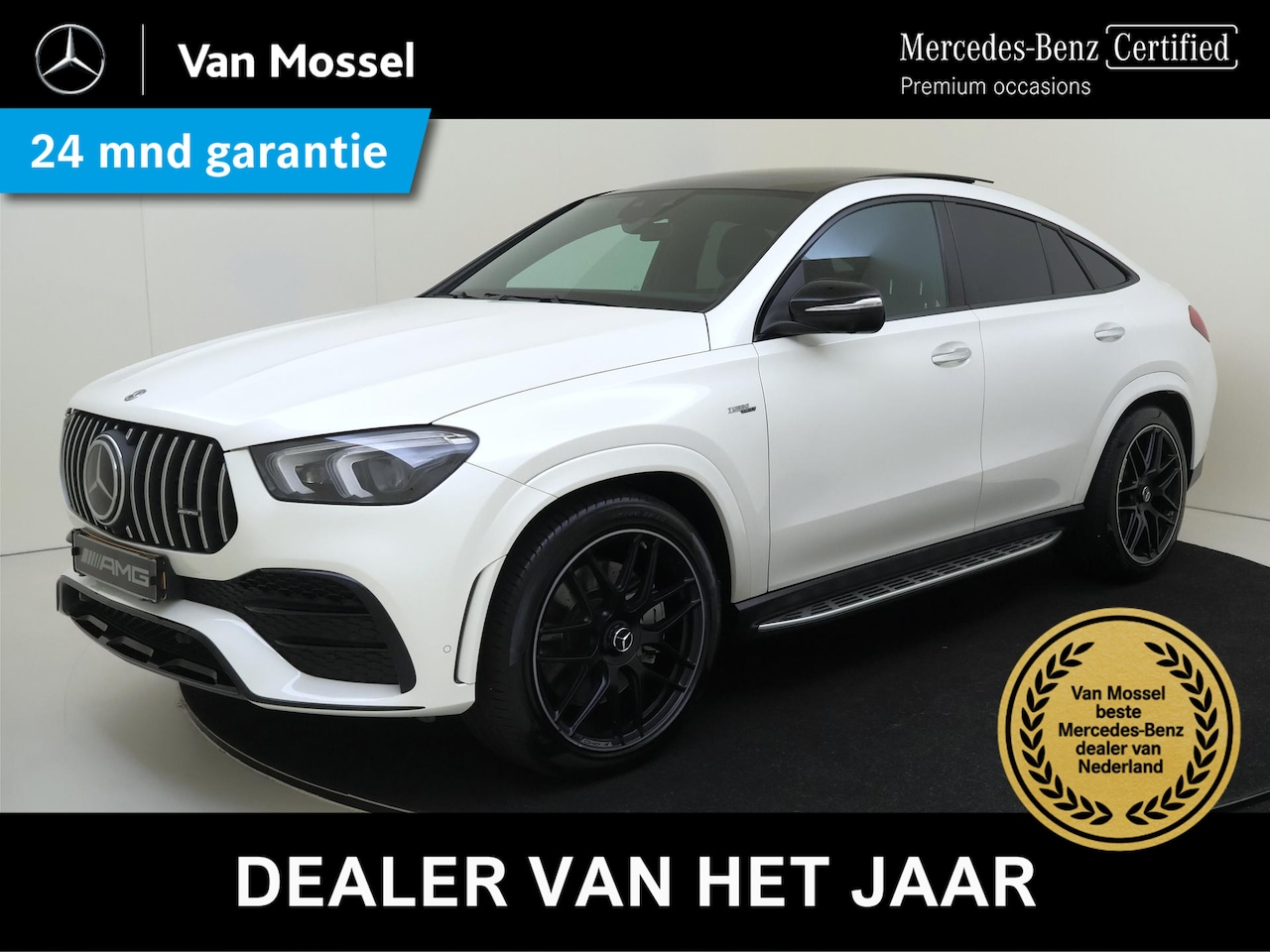 Mercedes-Benz GLE-Klasse Coupé - AMG 53 4MATIC+ Premium Plus / Panoramadak/ 22 inch/ Night/ Burmester/ Massage/ Standkachel - AutoWereld.nl