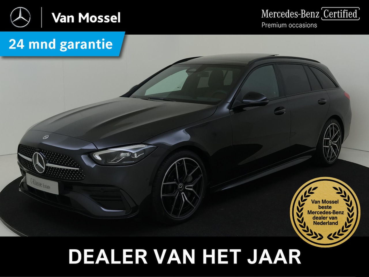 Mercedes-Benz C-klasse Estate - 180 Star Edition / Stoelverwarming / Achteruitrijcamera / Panorama-schuifdak / Night-Pakke - AutoWereld.nl