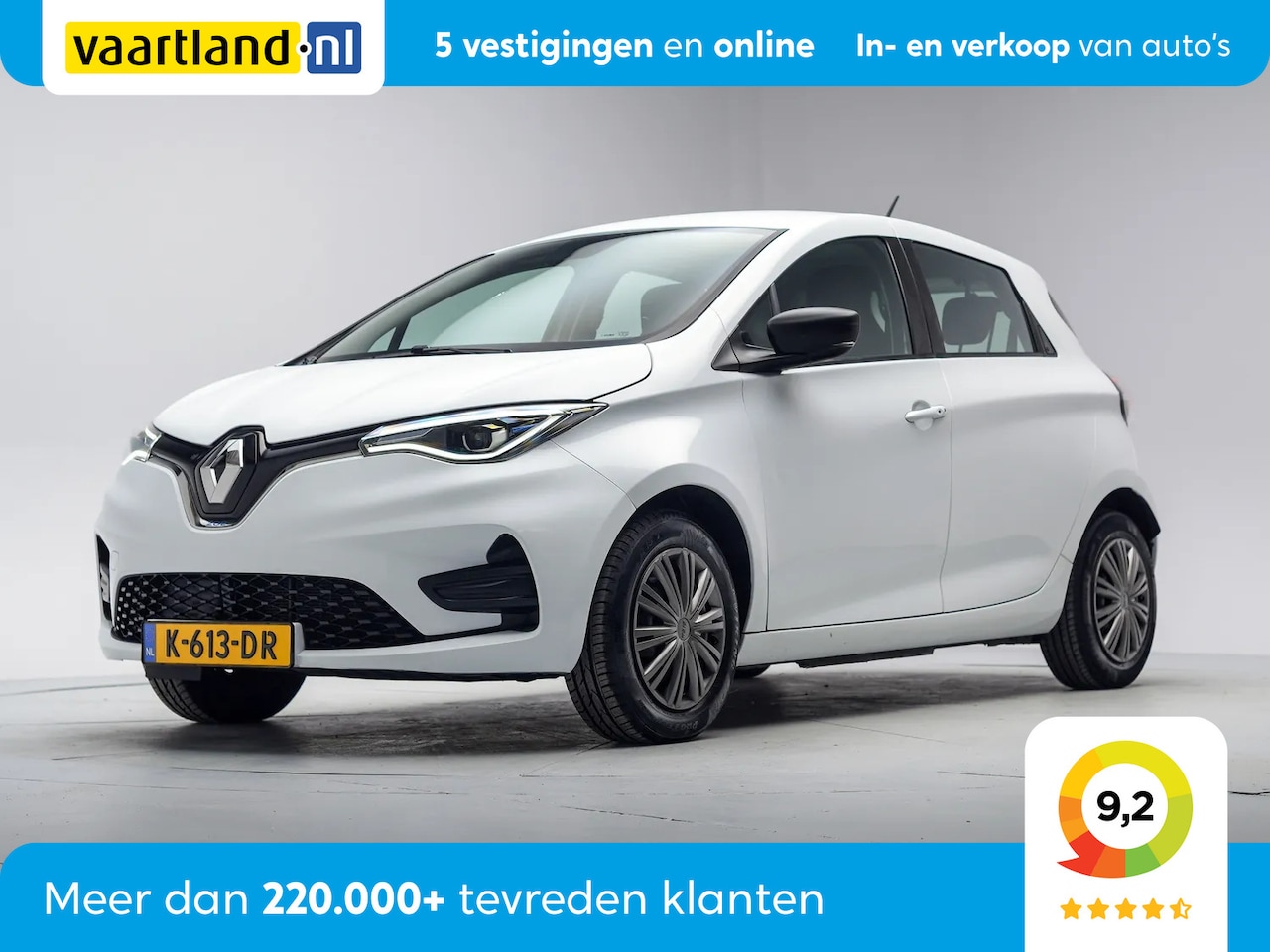 Renault Zoe - R110 Life 52 kWh 3 fase [ Koopaccu LED Navi Standkachel ] - AutoWereld.nl