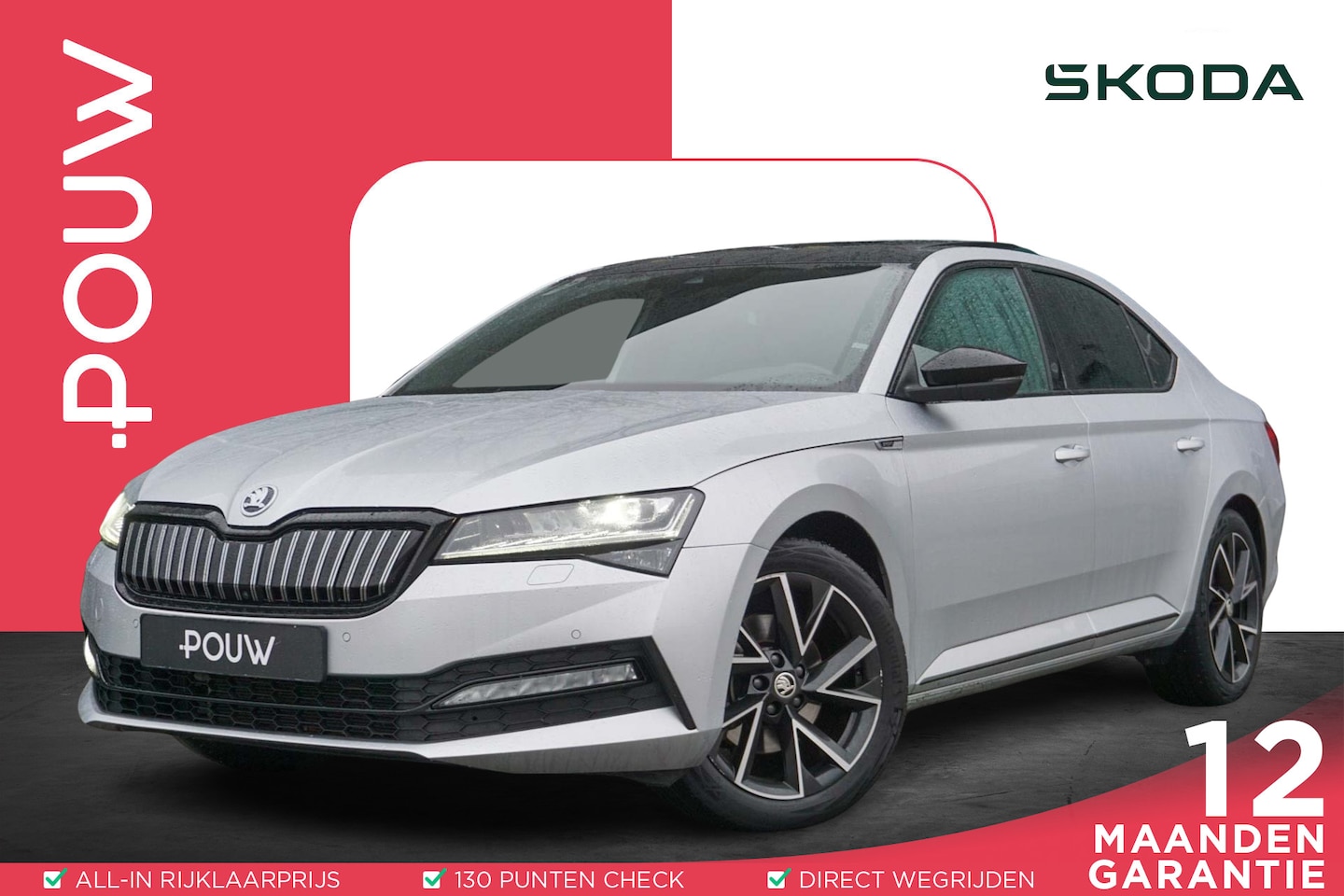 Skoda Superb - 1.4 TSI 218pk iV Sportline Business | Trekhaak Wegklapbaar | Schuif/Kanteldak | 360° Camer - AutoWereld.nl