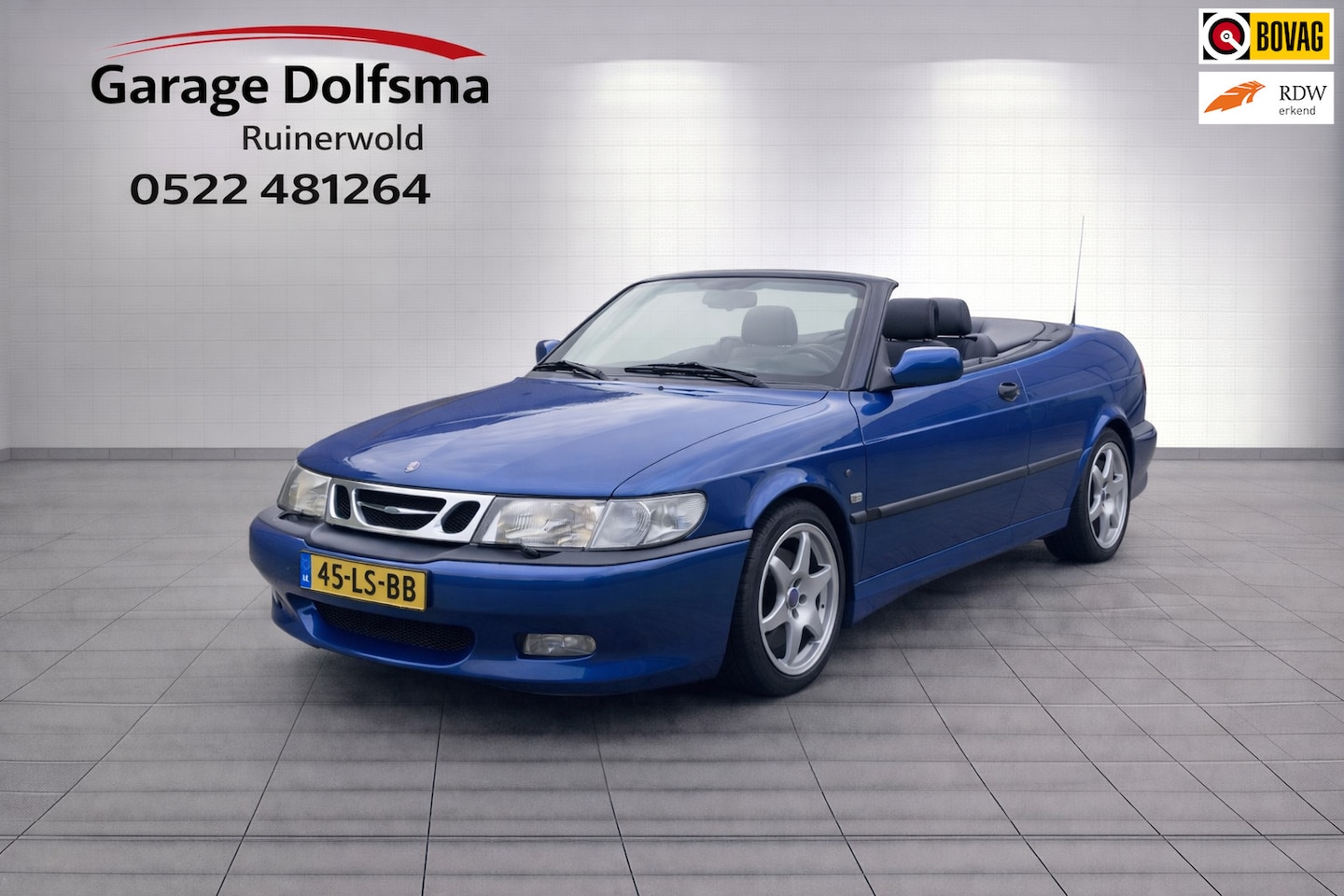 Saab 9-3 Cabrio - 2.0 Turbo Sport Edition-NL auto-Leer-Spoiler pakket- - AutoWereld.nl