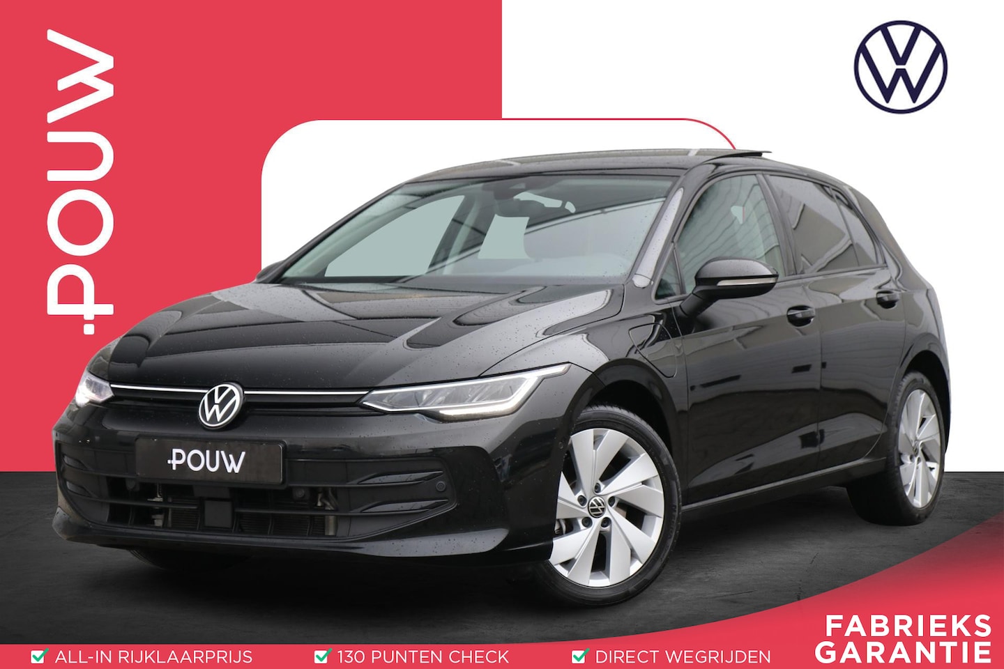 Volkswagen Golf - 1.5 eHybrid 204pk Life Edition | SoH 100% | Trekhaak | Panoramadak | Navigatie | Achteruit - AutoWereld.nl