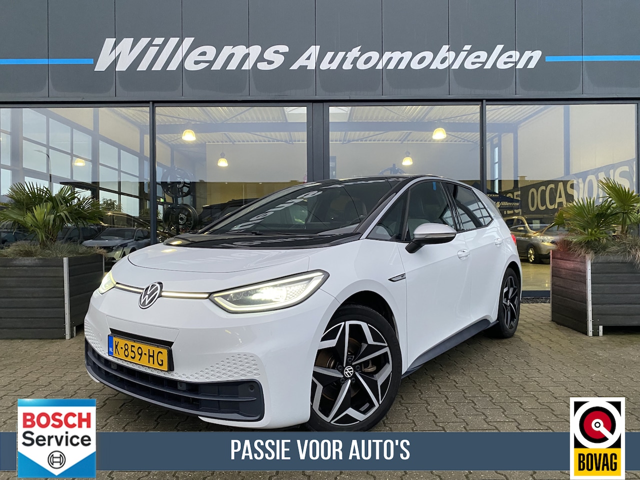 Volkswagen ID.3 - First Plus 58 kWh 91% SOH Adaptieve Cruise, App-Connect & Stoelverwarming - AutoWereld.nl