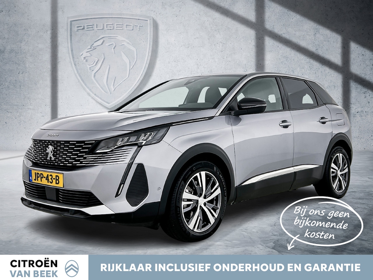 Peugeot 3008 - Plug-in Hybrid 225pk Active Pack Business | 360 camera | adaptive cruise | keyless entry - AutoWereld.nl