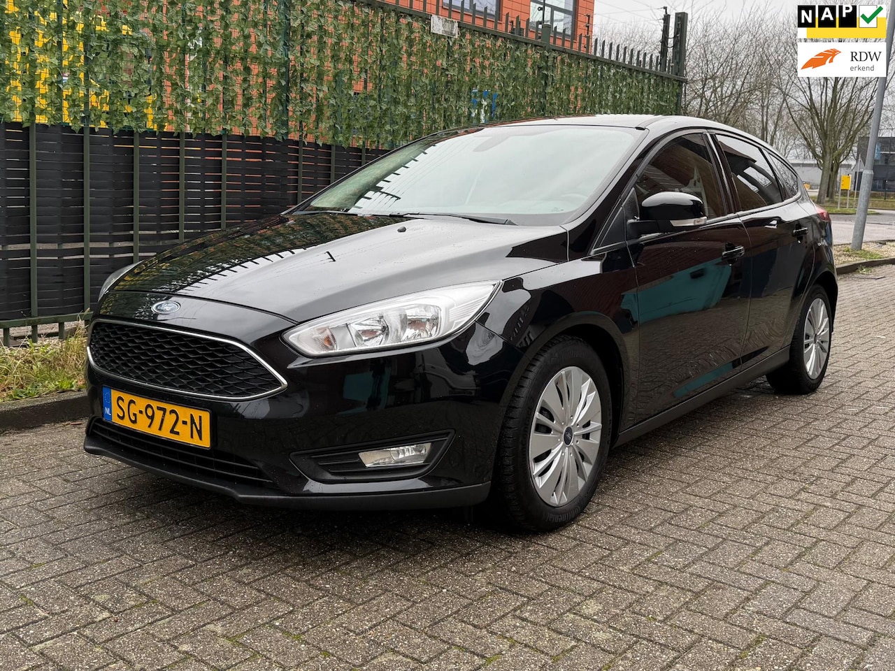 Ford Focus - 1.0 Lease Edition Zwart 2018 CRUISE|AIRCO|NAP - AutoWereld.nl