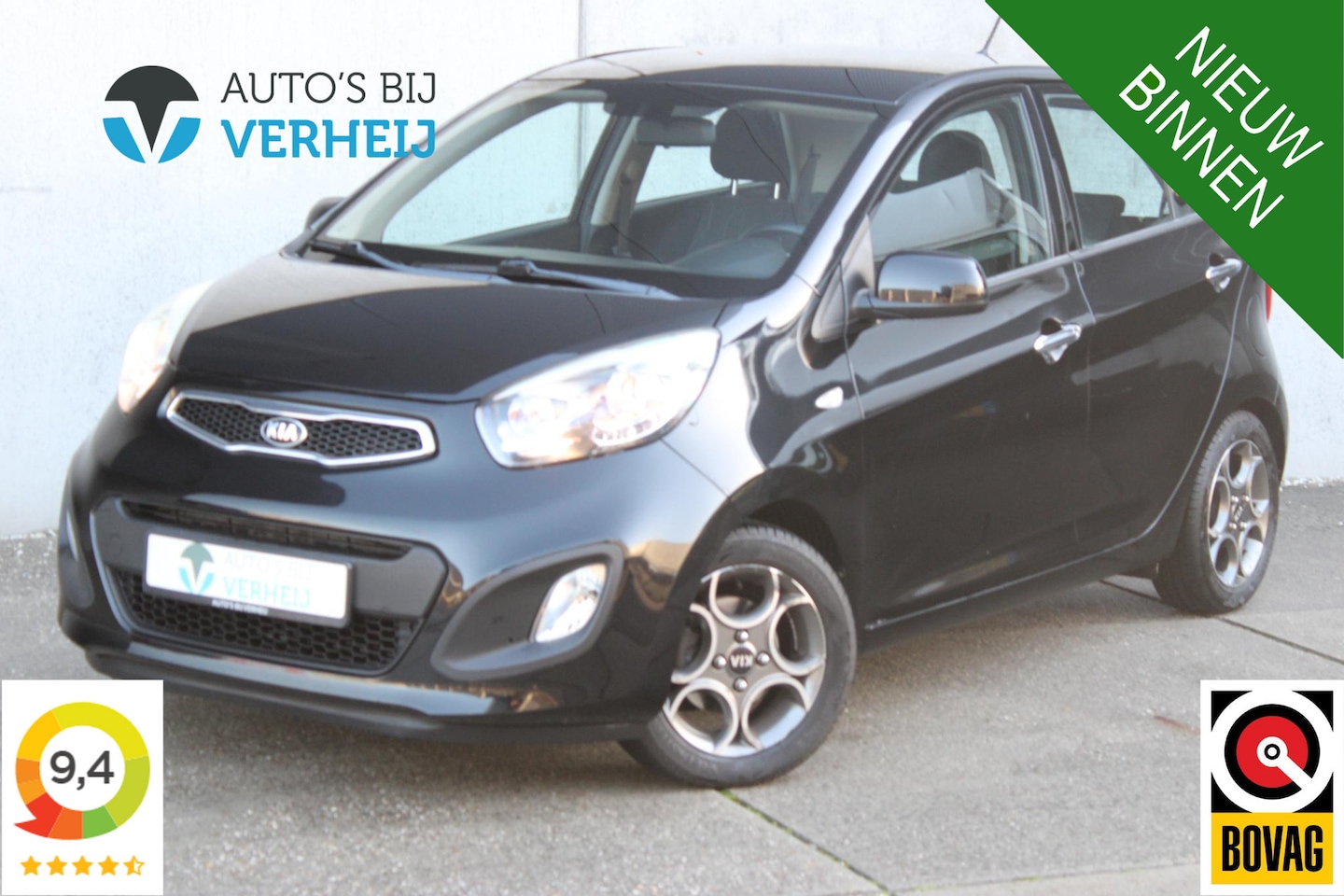 Kia Picanto - 1.0 CVVT BusinessLine / NAVI / LM VELGEN / 5 DEURS / KIA DEALER ONDERHOUDEN - AutoWereld.nl