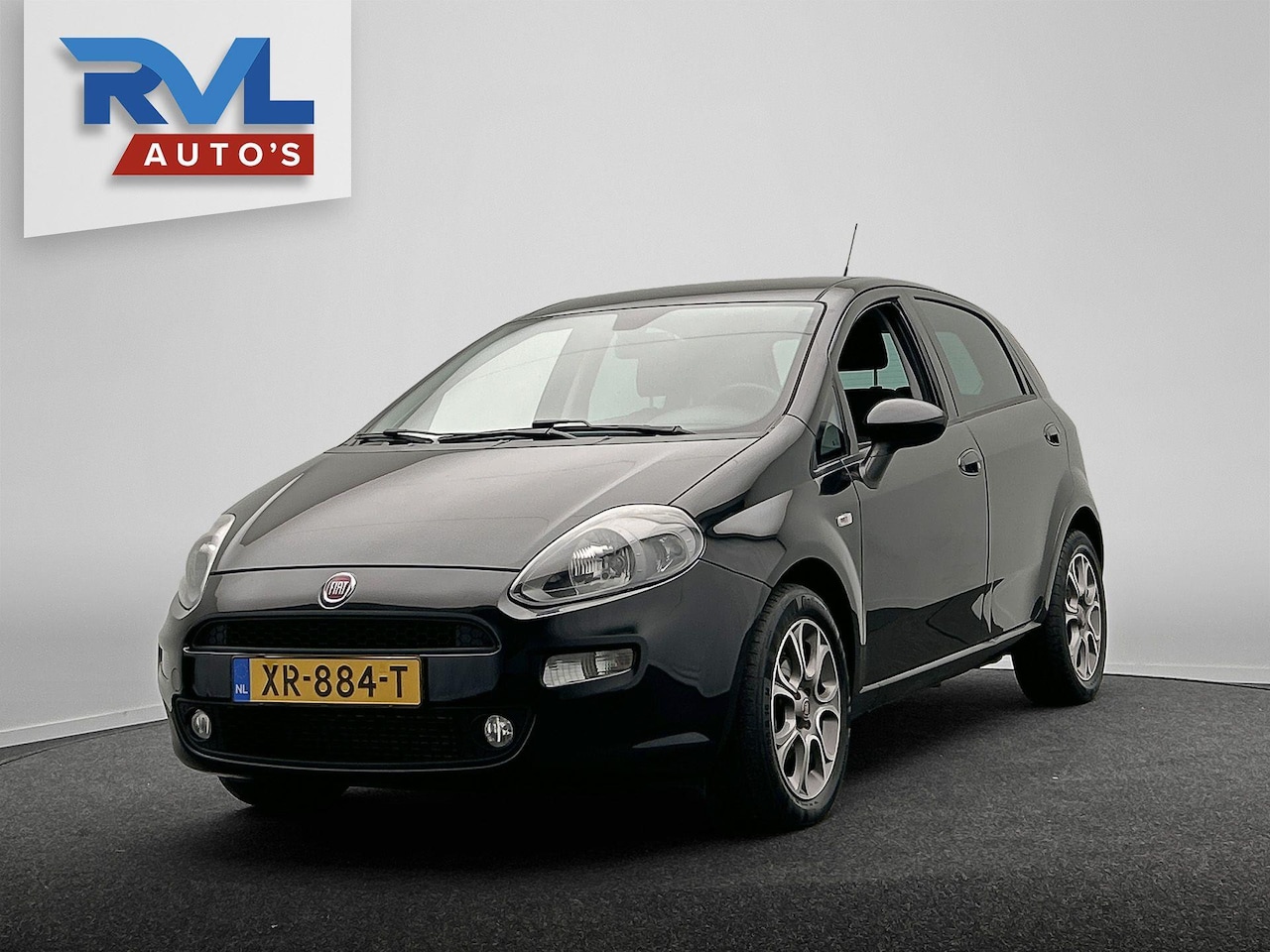 Fiat Punto Evo - 0.9 TwinAir Sempre | Origineel Nederlands | Navigatie Lichtmetaal Airco Parkeersensoren - AutoWereld.nl