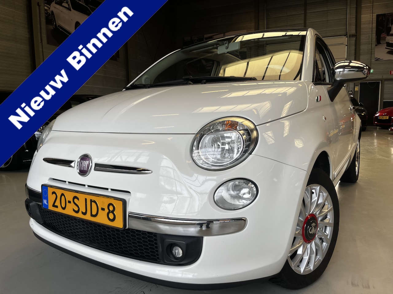 Fiat 500 C - 1.2 Lounge Airco, Leder, NL Auto - AutoWereld.nl