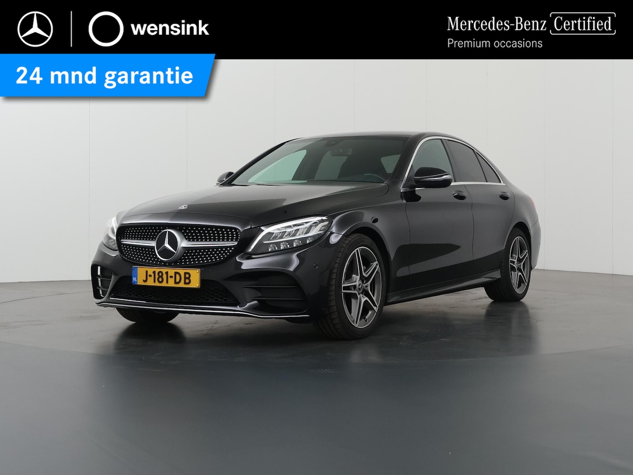 Mercedes-Benz C-klasse - 180 Business Solution AMG | High Performance LED | Diamond Grill | Dodehoekassistent | Sto - AutoWereld.nl