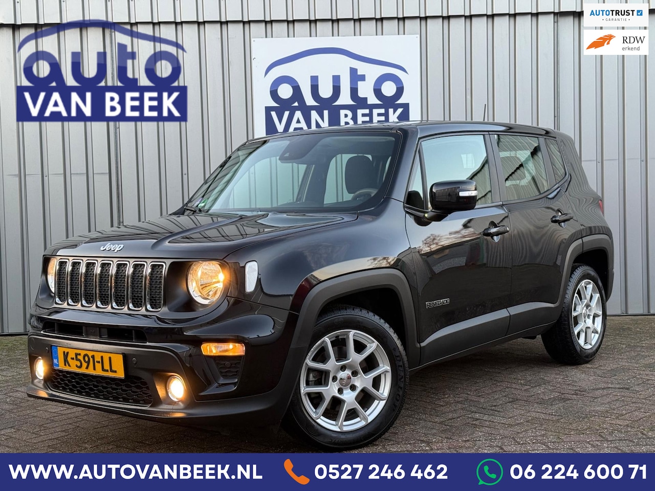 Jeep Renegade - 1.3T DDCT Longitude|Keyless|Apple Carplay|Metalic - AutoWereld.nl
